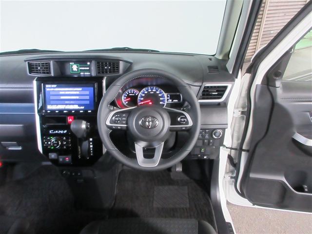 ルーミー カスタムG アイドリング 両側電動SD LEDヘット バックビューモニター 衝突回避ブレーキ 地デジ スマートキー メモリナビ クルーズコントロール 点検記録簿 DVD オートエアコン アルミホイール ナビ&TV(3枚目)