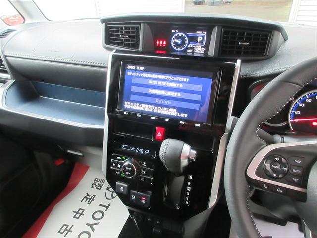 ルーミー カスタムG アイドリング 両側電動SD LEDヘット バックビューモニター 衝突回避ブレーキ 地デジ スマートキー メモリナビ クルーズコントロール 点検記録簿 DVD オートエアコン アルミホイール ナビ&TV(16枚目)