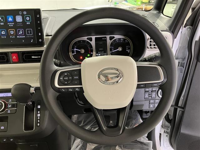 ムーヴキャンバス ストライプスG アイドルストップ Bカメラ パワーウインドウ フルセグTV セキュリティアラーム スマートキープッシュスタート カーテンエアバック TV キーフリーキー LEDライト PS オートエアコン ABS(6枚目)