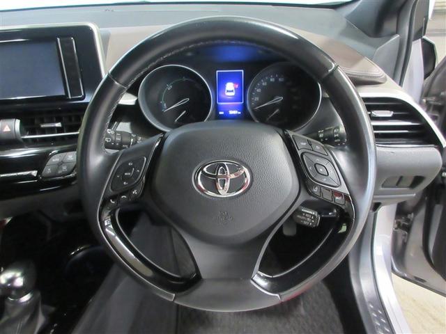 Ｃ－ＨＲ Ｇ　ハーフ革　ＴＳＳ　ＤＶＤ再生可　定期点検記録簿　ＬＥＤヘッド　バックモニタ　イモビライザー　ナビ＆ＴＶ　ＥＴＣ付　キーフリーシステム　スマキー　横滑り防止機能　クルーズＣ　ドライブレコ－ダ－　アルミ（7枚目）