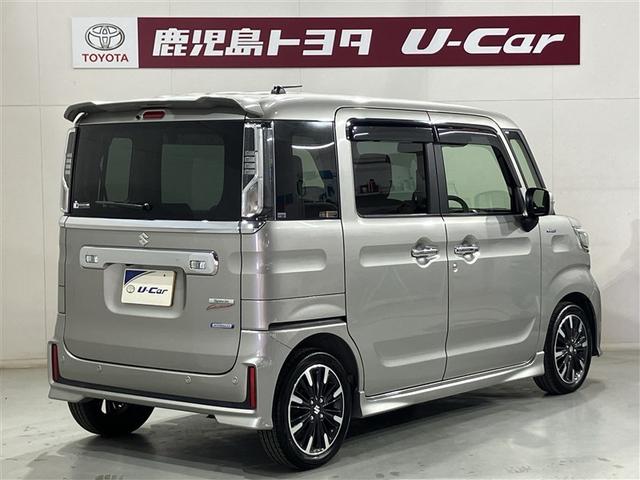 スペーシアカスタム ハイブリッドXSターボ 両自動ドア 前後誤発進抑制機能 ドライブレコーダ アルミホイールタイヤ AC リアカメラ 盗難防止 スマートキー付 ESC LED ナビTV クルコン ETC車載器 キーフリーシステム DVD再生可能(2枚目)