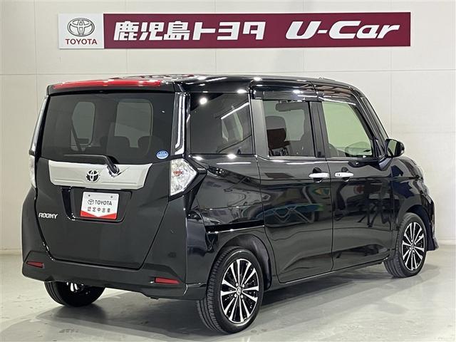 ルーミー カスタムＧ－Ｔ　助手席エアバック　スマートキープッシュスタート　ＬＥＤライト　横滑り防止機能　クルコン　点検記録簿　ＥＴＣ付　アルミホイール　キーレス　ＤＶＤ　ドラレコ　ナビ＆ＴＶ　セキュリティ　エアバッグ　ＡＢＳ（2枚目）