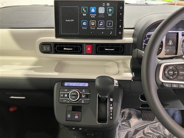 ムーヴキャンバス ストライプスＧターボ　レーダーブレーキ　Ｂカメラ　パワーウィンドゥ　地デジ　左右オートスライド　サイドエアバッグ　ＬＥＤヘッドライト　スマートキー　フルオートエアコン　記録簿　セキュリティーアラーム　ＴＶ　エアバック（10枚目）