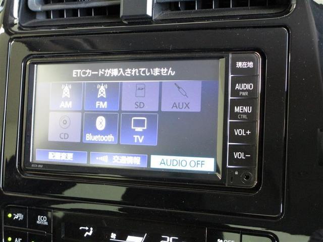 プリウス Ｓ　ワンセグ　ナビ　アルミホイール　ＬＥＤヘッドライト　スマートキー　ＥＴＣ　バックカメラ　スペアタイヤ　使用歴レンタカー（8枚目）