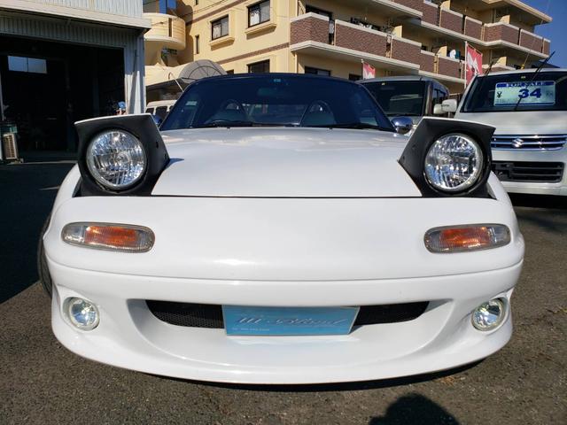 中古車 | ユーノスロードスター ノーマルベース オールペン済 5MT ブリッツ車高調 GVサブコン アースレーシングエアロ 社外フロントフェンダー・15インチアルミ・前後スタビライザー・スタビリンク・追加メーター・シフトノブ・ステアリング - 熊本 III ... 中古車 | ユーノスロードスター ノーマルベース オールペン済 5MT ブリッツ車高調 GVサブコン アースレーシングエアロ 社外フロントフェンダー・15インチアルミ・前後スタビライザー・スタビリンク・追加メーター・シフトノブ・ステアリング - 熊本 III ...