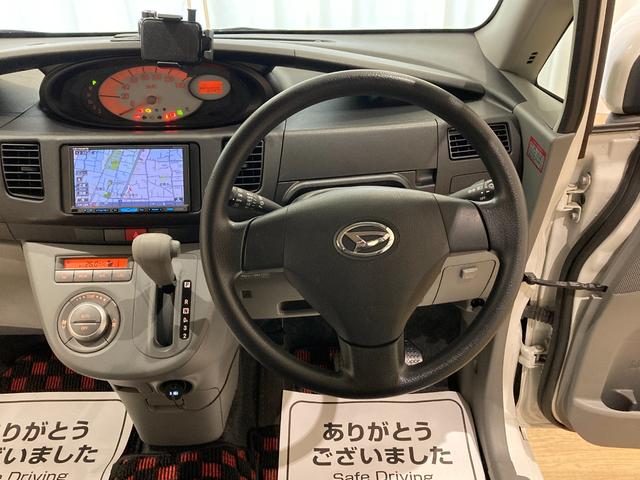 ムーヴ Ｘ　ＥＴＣ　ナビ　ＴＶ　スマートキー　ベンチシート　ＡＴ　盗難防止システム　ＡＢＳ　ＣＤ　衝突安全ボディ　エアコン　パワーステアリング（3枚目）