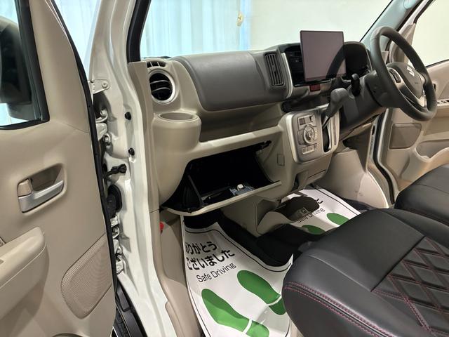 エブリイワゴン PZターボスペシャル ミラー型ドライブレコーダー 両側電動スライドドア ナビ TV レーンアシスト 衝突被害軽減システム オートライト HID キーレスエントリー 電動格納ミラー 障害物センサー(45枚目)