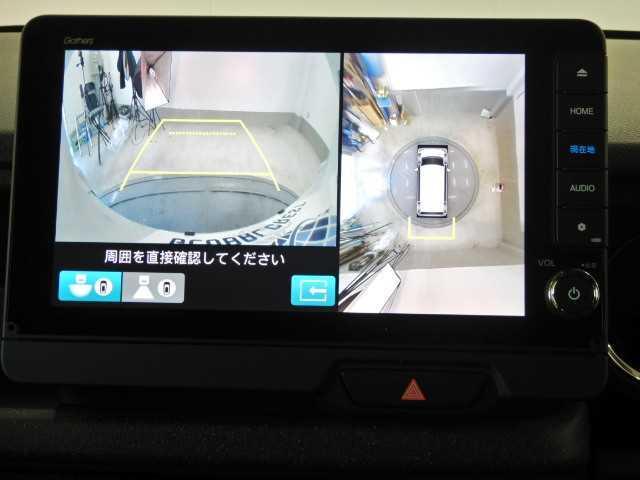 Ｎ－ＢＯＸカスタム ＣＵＳＴＯＭ　全方位カメラ　純正９インチナビ／ＴＶ　フルオートエアコン　両側オートスライドドア　ハイビームアシスト　ＬＥＤランプ　クルコン　バックカメラ　ＥＳＣ　前席シートヒーター　電格ミラー　衝突被害軽減システム　オートライト　エアバッグ　フルセグ（5枚目）