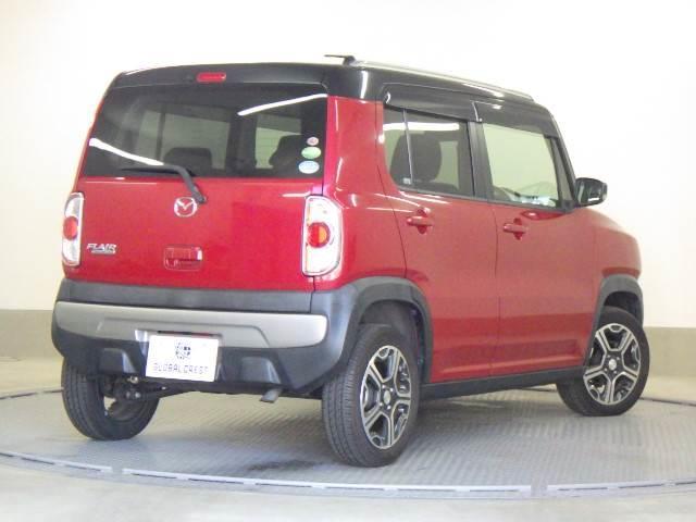 フレアクロスオーバー XT ナビ/TV 2トーンカラーブラックルーフ 衝突被害軽減 シートヒータ ナビTV AAC 横滑り防止装置 ターボエンジン 盗難防止装置 インテリキー エアバッグ キーレス 地デジTV オートライト メモリーナビ ABS 電動格納ミラー(2枚目)