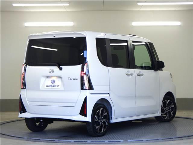 タント カスタムＸ　全方位カメラ　３６０°カメラ　衝突軽減ブレーキ　リアコーナーセンサー　アイドリングストップ機能　Ｂカメラ　盗難警報装置　ＬＥＤ　キーレスエントリー　前席シートヒーター　ＵＳＢ　電動格納ミラー　スマキー　エアコン（2枚目）