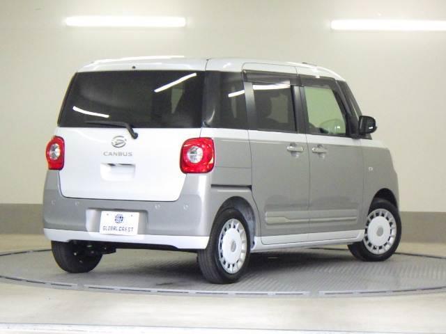 ムーヴキャンバス ストライプスＧ　ウェルカムオープン両側パワースライド　前後障害物センサー　クルコン　アイドルストップ　Ｂカメラ　パワーウインドウ　ＵＳＢポート　セキュリティアラーム　スマートキープッシュスタート　Ｓヒーター　キーフリーキー　ＬＥＤライト　ＰＳ　ＡＢＳ（2枚目）