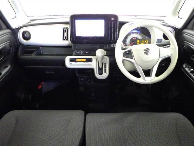 ワゴンRスマイル ハイブリッドS 2トーンルーフパッケージ装着車 全方位 フルオートエアコン 地デジ 電格ミラー スマートキ オートハイビーム パーキングセンサー 横滑り防止 シートヒーター アイドルストップ Bカメラ オートライト 衝突安全ボディ 盗難防止 ABS(3枚目)