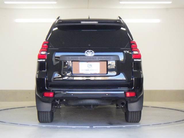 ランドクルーザープラド ２．７ＴＸ－ＬマットブラックＥＤ　ＳＲ／全方位カメラ　ナビ　オートクルーズ　踏み間違い防止装置　ワンオーナー車　３６０度カメラ　電格サードシート　フロントカメラ　セキュリティー　シートヒータ　電動パワーシート　黒革シート　ＥＴＣ車載器　３列シート　地デジＴＶ（22枚目）