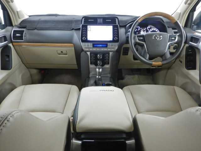 ランドクルーザープラド ２．８ＤＴ　ＴＺ－Ｇ　サンルーフ　全方位カメラ　ナビ／ＴＶ　オートハイビーム　サイドカメラ　エアシート　横滑り防止装置　ナビ＆ＴＶ　ＬＥＤライト　パノラミックビュー　オートクルーズコントロール　パワーウィンドウ　電動格納サードシート　電動シート　３列シート（3枚目）