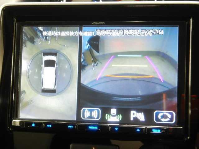 ワゴンＲカスタムＺ ハイブリッドＺＸ　全方位カメラ　９インチナビ／ＴＶ　アイドリングＳＴＯＰ　キーフリーシステム　カーテンエアバック　盗難防止　サイドカメラ　電格ドアミラー　シートヒータ　パワステ　全方位モニター用カメラ　エアコン　ＬＥＤランプ　パワーウィンドウ　ＤＶＤ（4枚目）