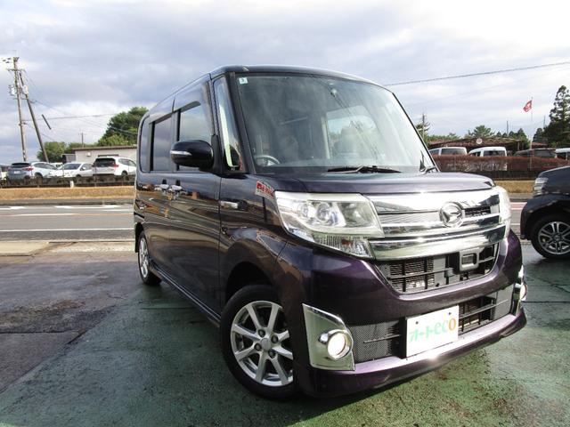 タント カスタムＸ　ＳＡ　禁煙車／衝突軽減ブレーキ／電動スライドドア／純正ナビ／フルセグテレビ／バックカメラ／ＤＶＤビデオ／ブルートゥース接続／純正アルミ／ＥＴＣ／プッシュスタート／スマートキー（3枚目）