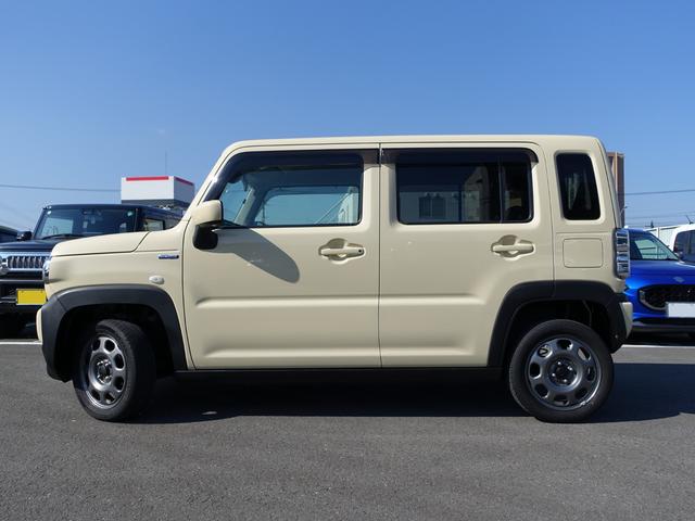 ハスラー ＨＹＢＲＩＤ　Ｇ　ＦＦ　ＣＶＴ　ナビ　衝突安全ボディ　カーテンエアバッグ・横滑り防止装置・衝突防止装置・ヒルスタートアシスト・クリアランスソナー・ブレーキアシスト・盗難防止装置・ブレーキアシスト・サイドインパクトバー・オートエアコン・サイドエアバッグ（4枚目）