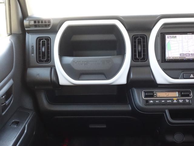 ハスラー ＨＹＢＲＩＤ　Ｇ　ＦＦ　ＣＶＴ　ナビ　衝突安全ボディ　カーテンエアバッグ・横滑り防止装置・衝突防止装置・ヒルスタートアシスト・クリアランスソナー・ブレーキアシスト・盗難防止装置・ブレーキアシスト・サイドインパクトバー・オートエアコン・サイドエアバッグ（17枚目）