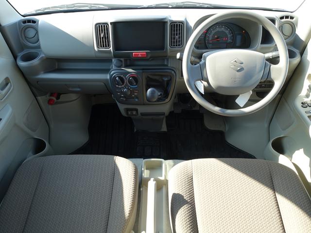 エブリイ ＪＯＩＮ６型　パートタイム４ＷＤ　５ＭＴ　軽量衝撃吸収ボディ　歩行者傷害軽減ボディー・頭部衝撃軽減構造インテリア（前席）・運転席・助手席ＳＲＳエアバッグ・頚部衝撃緩和フロントシート・デュアルカメラブレーキサポート・誤発進抑制機能・車線逸脱警報機能（17枚目）