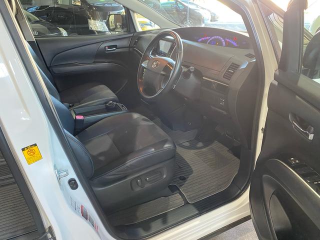 エスティマ アエラス プレミアムエディション TV ナビ バックカメラ Bluetooth 純正18インチホイール ハーフレザーシート フリップダウンモニター パワーシート ビルトインETC オットマン 両側パワスラ(24枚目)