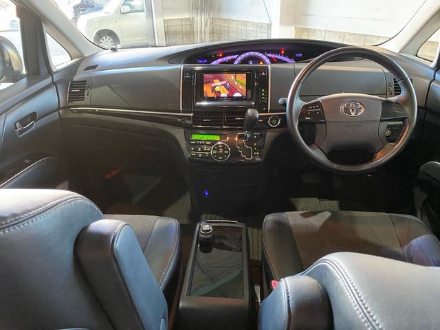 エスティマ アエラス プレミアムエディション TV ナビ バックカメラ Bluetooth 純正18インチホイール ハーフレザーシート フリップダウンモニター パワーシート ビルトインETC オットマン 両側パワスラ(42枚目)