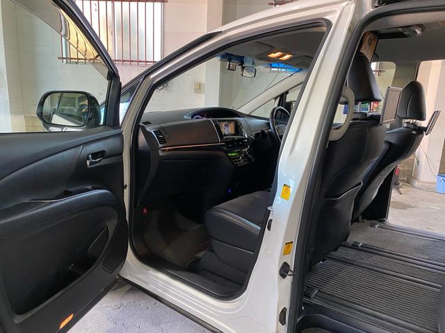 エスティマ アエラス プレミアムエディション TV ナビ バックカメラ Bluetooth 純正18インチホイール ハーフレザーシート フリップダウンモニター パワーシート ビルトインETC オットマン 両側パワスラ(47枚目)