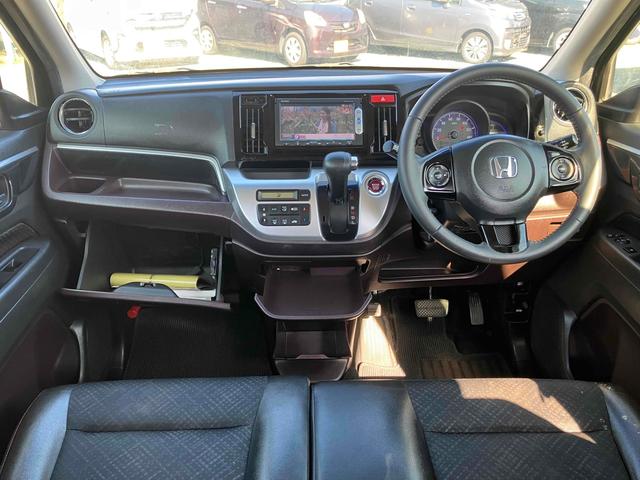 N-WGNカスタム G・Aパッケージ ETC バックカメラ ナビ TV オートクルーズコントロール 衝突被害軽減システム オートライト HID スマートキー アイドリングストップ 電動格納ミラー ベンチシート CVT 盗難防止システム(2枚目)