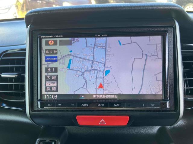 Ｎ－ＢＯＸカスタム Ｇ・Ｌパッケージ　ＥＴＣ　バックカメラ　両側スライド・片側電動　ナビ　ＴＶ　オートライト　ＨＩＤ　スマートキー　アイドリングストップ　電動格納ミラー　ベンチシート　ＣＶＴ　盗難防止システム　ＡＢＳ　ＥＳＣ　ＣＤ（5枚目）