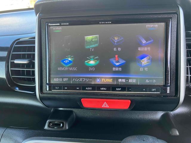 Ｎ－ＢＯＸカスタム Ｇ・Ｌパッケージ　ＥＴＣ　バックカメラ　両側スライド・片側電動　ナビ　ＴＶ　オートライト　ＨＩＤ　スマートキー　アイドリングストップ　電動格納ミラー　ベンチシート　ＣＶＴ　盗難防止システム　ＡＢＳ　ＥＳＣ　ＣＤ（6枚目）