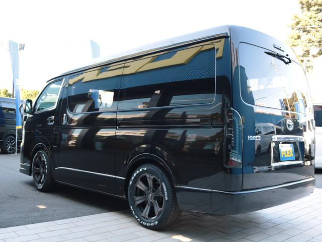GL ロング シートアレンジVer2 床張り施工 フルフラットベッドキット テーブル フロントスポイラー 1.5ローダウン オーバーフェンダー バルベロAW プレステージLEDテール ナビ フリップダウンモニター(25枚目)