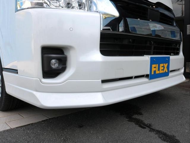 ハイエースワゴン GL ロング 7型ワゴン 純正シート配列カスタム 新品フロントスポイラー 新品オバフェン 新品アルティメットテール 新品デルフ06AW 新品シートカバー 新品フットパネル フルセグナビ HDMI 後席モニター(16枚目)