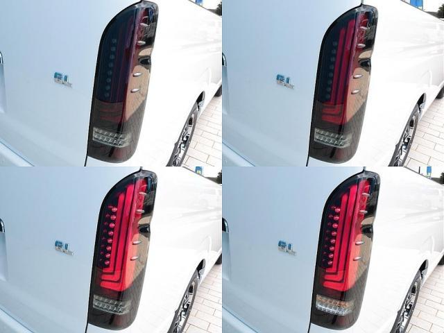 ハイエースワゴン GL ロング 7型ワゴン 純正シート配列カスタム 新品フロントスポイラー 新品オバフェン 新品アルティメットテール 新品デルフ06AW 新品シートカバー 新品フットパネル フルセグナビ HDMI 後席モニター(19枚目)