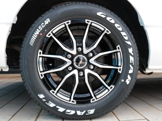 ハイエースワゴン GL ロング 7型ワゴン 純正シート配列カスタム 新品フロントスポイラー 新品オバフェン 新品アルティメットテール 新品デルフ06AW 新品シートカバー 新品フットパネル フルセグナビ HDMI 後席モニター(29枚目)