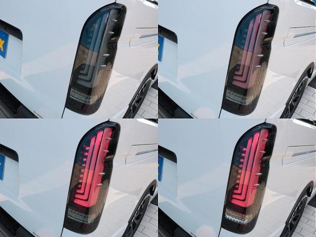 ハイエースバン ロングDX ブラックED リヤクーラー・ヒーター付 ヘッドライトインナーブラック フロントスポイラー バルベロHEX17AW オバフェン アルティメットIIテール シートカバー ベッドキット フルセグナビ PVM(19枚目)