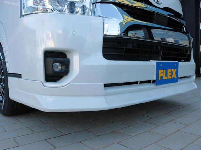 ハイエースワゴン GL ロング シートアレンジvariousヴァリアス 8ナンバーキャンピング 二の字レイアウト フローリング テーブル 前後アルパイン大画面モニター スポイラー デルフ06AW オバフェン LEDテール ローダウン(16枚目)