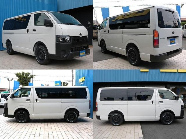 ハイエースバン ロングＤＸ　Ｗｏｏｄ　Ｖｉｌｌａｇｅ　８ナンバーキャンピング　ＦＡＳＰシート　床張り　サブバッテリー　ダウンライト　フルフラット　テーブル　天井ウッド張り　ブラックエディションカスタム　イージークローザー　ＰＶＭ（15枚目）