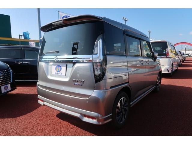 ソリオバンディット ハイブリッドMV DCBS LEDヘッドライト 左側電動スライドドア コーナーセンサー シートヒーター キーレス プッシュスタート クルーズコントロール オートエアコン(2枚目)