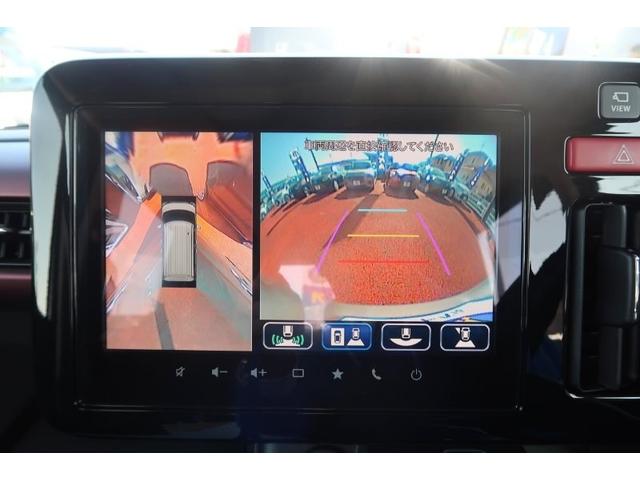 スペーシアカスタム ハイブリッドXS 全方位Mナビ フルセグ LEDヘッドライト コーナーセンサー シートヒーター アイドリングストップ 両側電動スライドドア 2トーン キーレス プッシュスタート オートエアコン(4枚目)