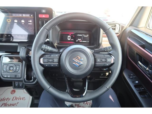 スペーシアカスタム ハイブリッドXS 全方位Mナビ フルセグ LEDヘッドライト コーナーセンサー シートヒーター アイドリングストップ 両側電動スライドドア 2トーン キーレス プッシュスタート オートエアコン(6枚目)