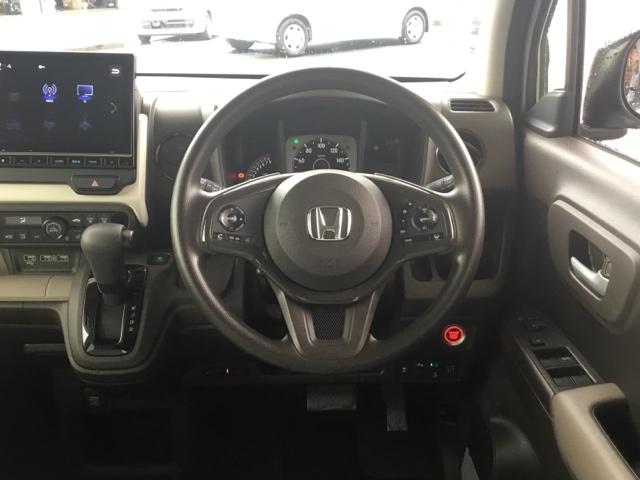 N-WGN L デモカー クルコン 衝突軽減B バックカメラ 純正ナビ フルセグ ETC 前後ドラレコ シートヒーター Pセンサー 誤発進抑制 DVD 禁煙車 ベンチシート 盗難防止システム ABS スマートキー(15枚目)