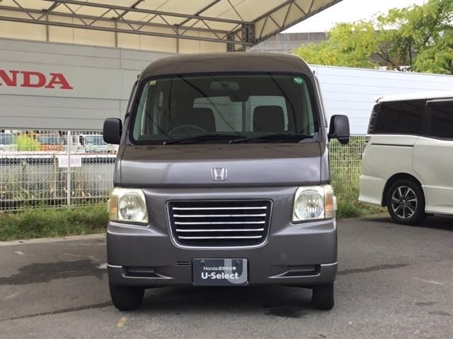 バモスホビオプロ ベースグレード AM/FMチューナー付カセットプレーヤー ダブルエアバック 前席パワーウインドウ キ-レス 運転席エアバッグ PS エアコン 両側スライドドア(6枚目)