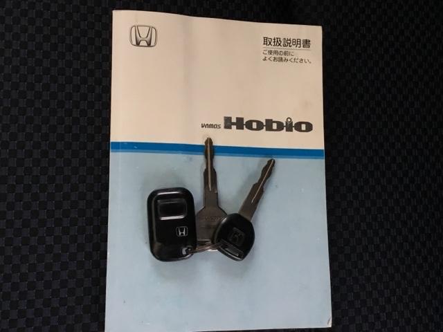 バモスホビオプロ ベースグレード AM/FMチューナー付カセットプレーヤー ダブルエアバック 前席パワーウインドウ キ-レス 運転席エアバッグ PS エアコン 両側スライドドア(23枚目)