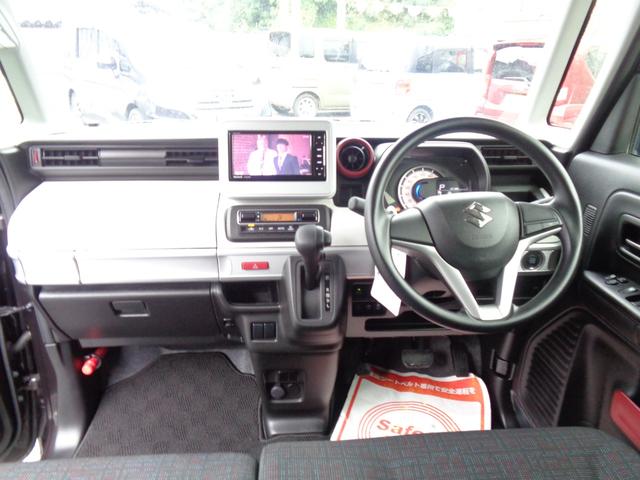 スペーシア ハイブリッドG 両側スライドドア TV クリアランスソナー 衝突被害軽減システム スマートキー アイドリングストップ ベンチシート CVT 盗難防止システム ABS ESC 衝突安全ボディ エアコン(2枚目)