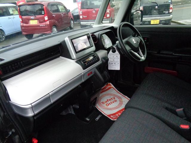 スペーシア ハイブリッドG 両側スライドドア TV クリアランスソナー 衝突被害軽減システム スマートキー アイドリングストップ ベンチシート CVT 盗難防止システム ABS ESC 衝突安全ボディ エアコン(6枚目)