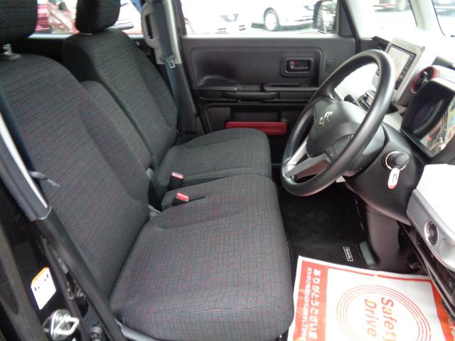 スペーシア ハイブリッドG 両側スライドドア TV クリアランスソナー 衝突被害軽減システム スマートキー アイドリングストップ ベンチシート CVT 盗難防止システム ABS ESC 衝突安全ボディ エアコン(10枚目)