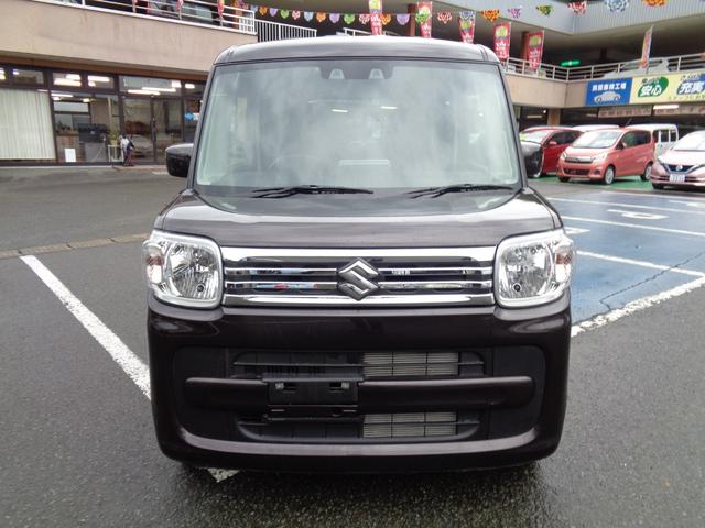 スペーシア ハイブリッドG 両側スライドドア TV クリアランスソナー 衝突被害軽減システム スマートキー アイドリングストップ ベンチシート CVT 盗難防止システム ABS ESC 衝突安全ボディ エアコン(13枚目)