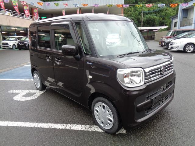 スペーシア ハイブリッドG 両側スライドドア TV クリアランスソナー 衝突被害軽減システム スマートキー アイドリングストップ ベンチシート CVT 盗難防止システム ABS ESC 衝突安全ボディ エアコン(15枚目)