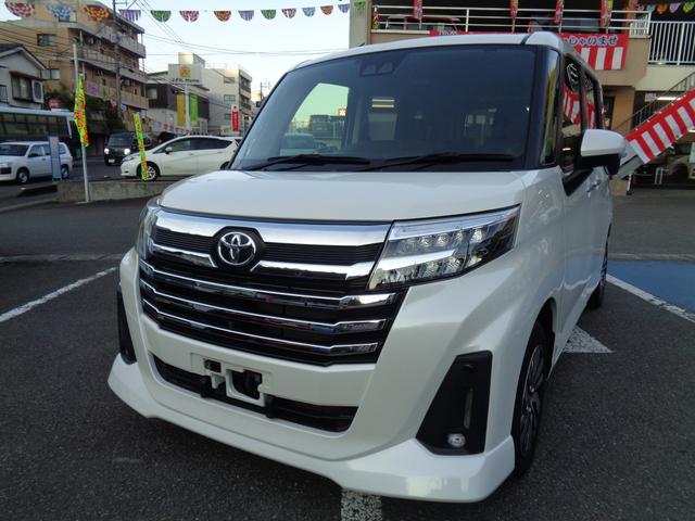 ルーミー カスタムG 両側電動スライドドア クリアランスソナー オートクルーズコントロール 衝突被害軽減システム アルミホイール LEDヘッドランプ スマートキー アイドリングストップ シートヒーター CVT(10枚目)