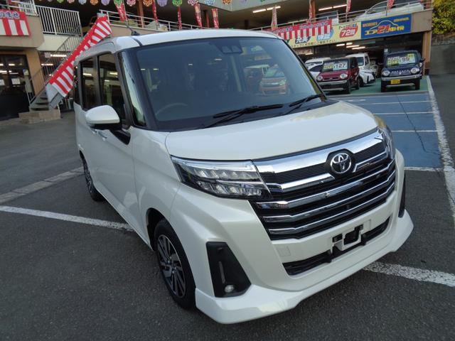 ルーミー カスタムG 両側電動スライドドア クリアランスソナー オートクルーズコントロール 衝突被害軽減システム アルミホイール LEDヘッドランプ スマートキー アイドリングストップ シートヒーター CVT(13枚目)