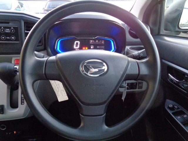 ミライース X SAIII ETC クリアランスソナー 衝突被害軽減システム オートマチックハイビーム LEDヘッドランプ キーレスエントリー アイドリングストップ CVT 盗難防止システム ABS ESC CD 衝突安全ボディ(3枚目)